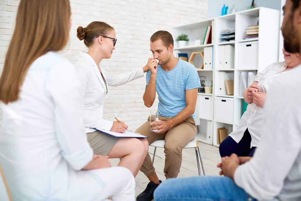 man participating in a vivitrol treatment program